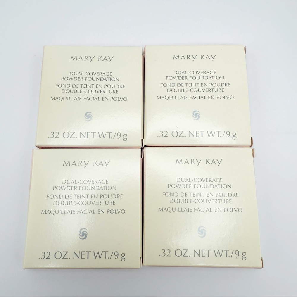 Mary Kay Beige 304 Dual Coverage Foundation lot of 4 new old stock